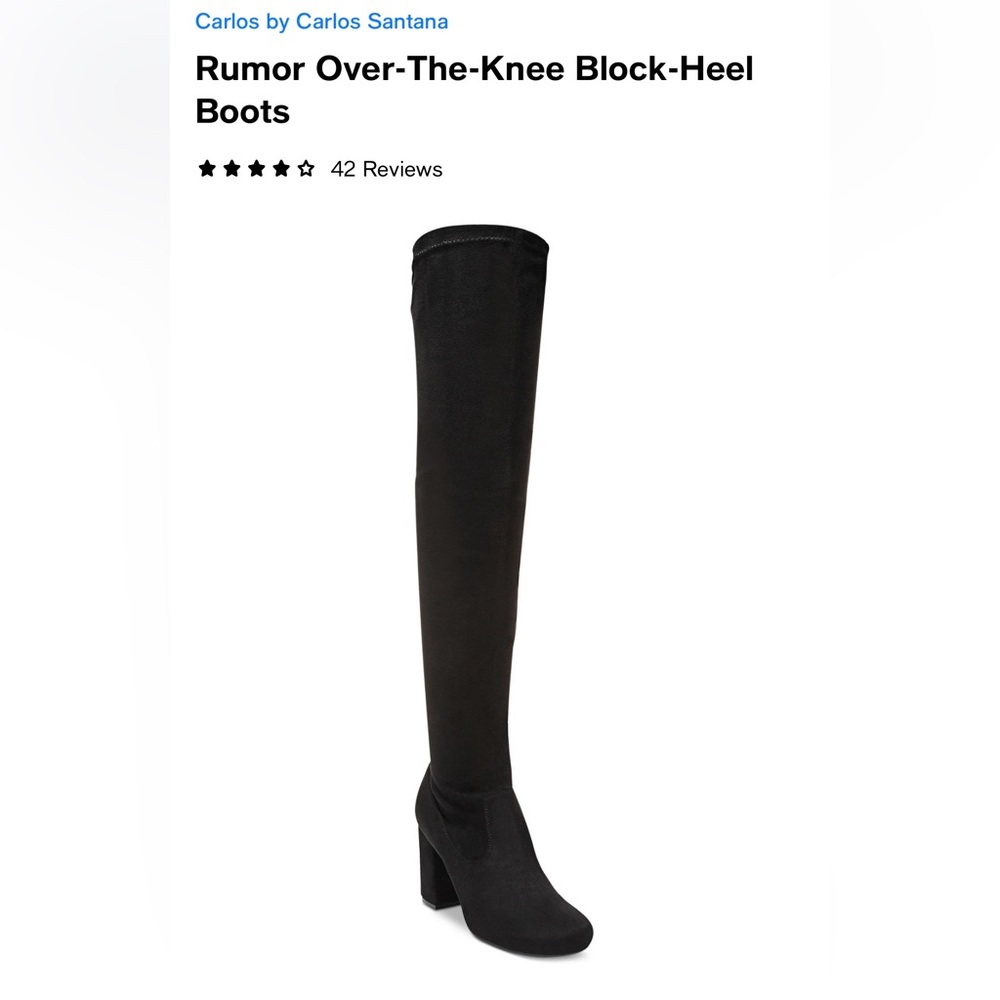 Carlos by Carlos Santana Rumor Over-The-Knee Block-Heel
Boots